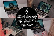 4 High Quality Macbook Pro Mockups