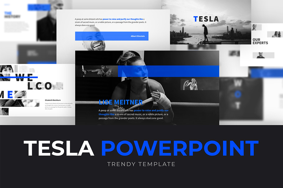 TESLA powerpoint template in PowerPoint Templates - product preview 8