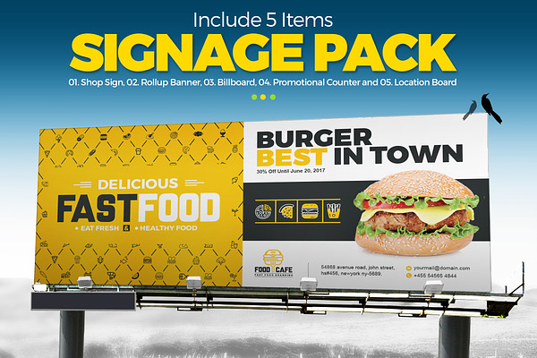 Digital Signage for Fast Food Agency