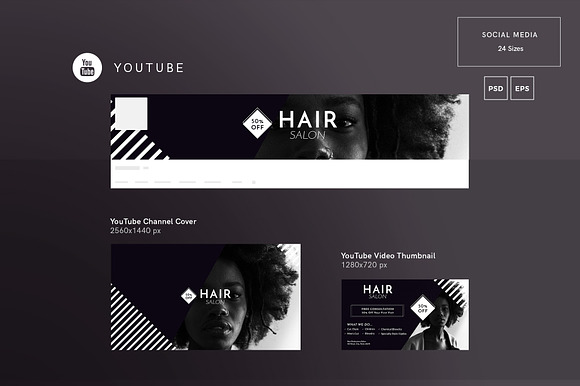 Promo Bundle | Hair Salon in Templates - product preview 3