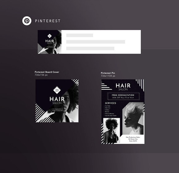 Promo Bundle | Hair Salon in Templates - product preview 6