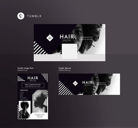 Promo Bundle | Hair Salon in Templates - product preview 8