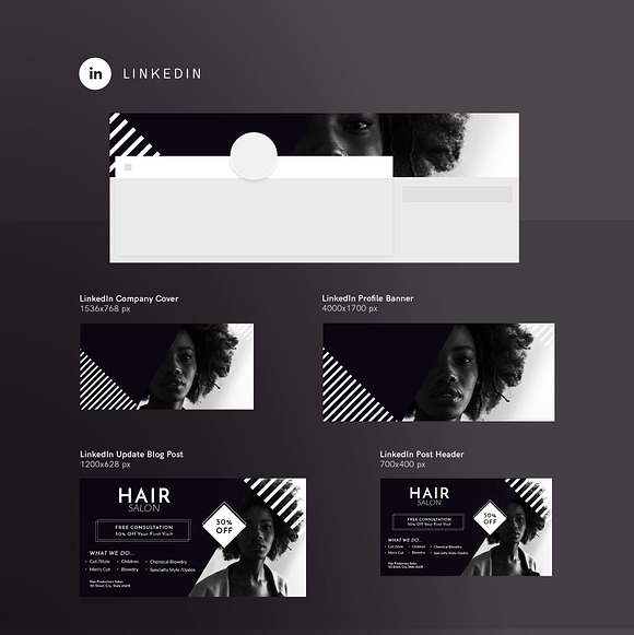 Promo Bundle | Hair Salon in Templates - product preview 10