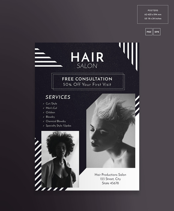 Promo Bundle | Hair Salon in Templates - product preview 15