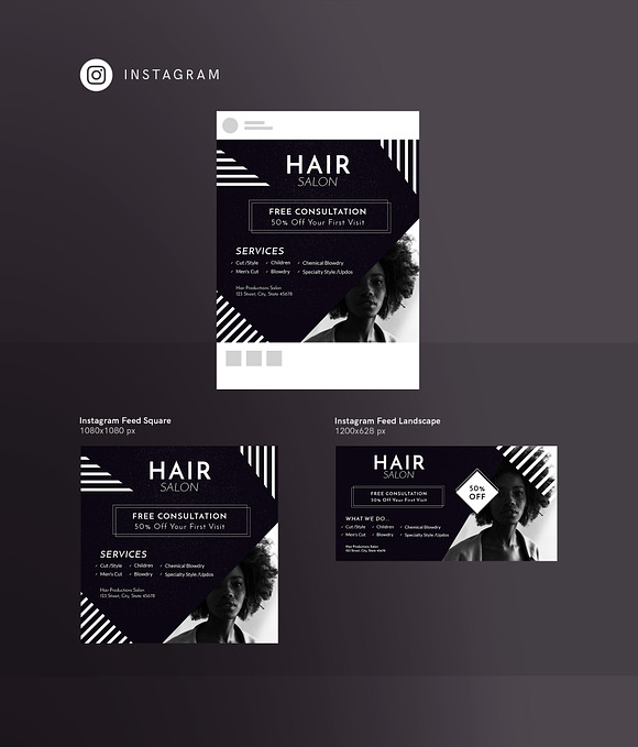 Mega Bundle | Hair Salon in Templates - product preview 16