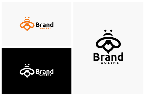 Bee in Logo Templates - product preview 1