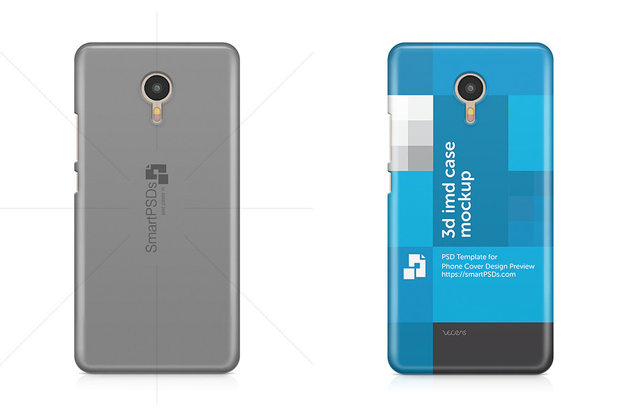 Micromax Yu Unicorn 3d IMD Case in Product Mockups - product preview 8