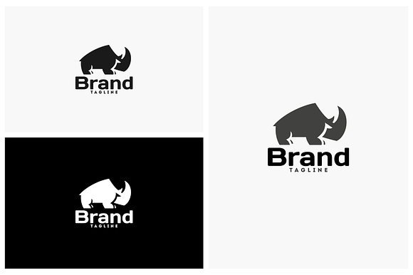 Rhino in Logo Templates - product preview 1