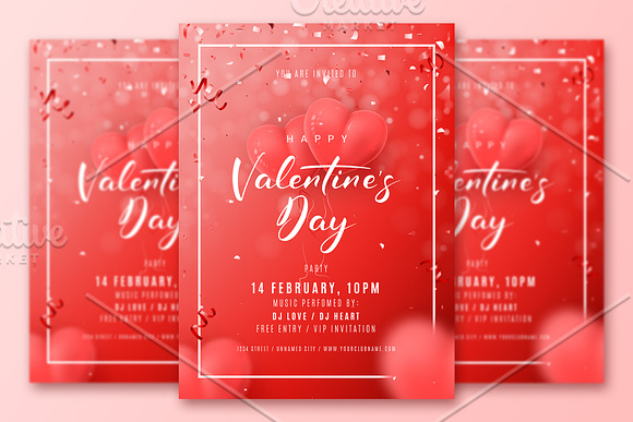 Valentine's Day Party Package in Templates - product preview 1
