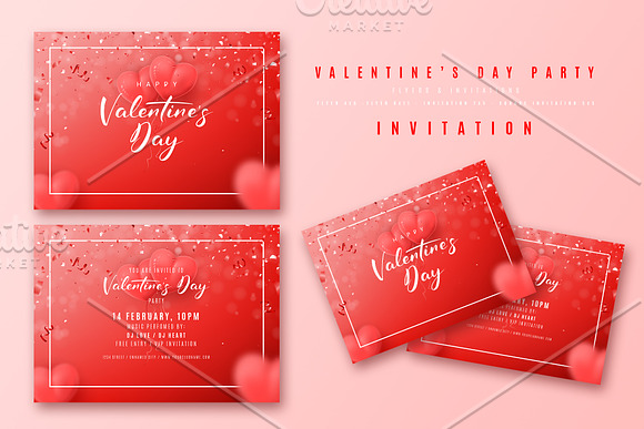 Valentine's Day Party Package in Templates - product preview 3