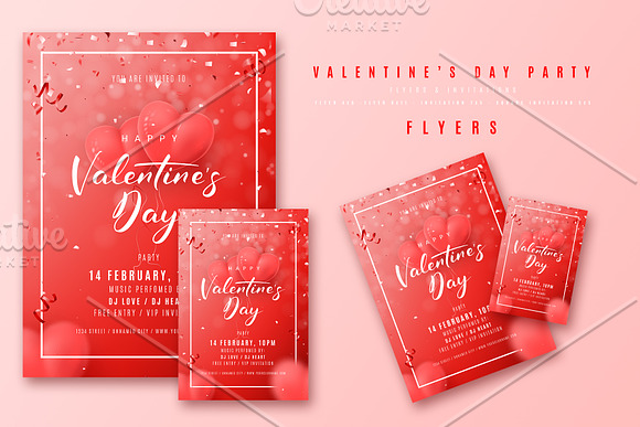 Valentine's Day Party Package in Templates - product preview 4