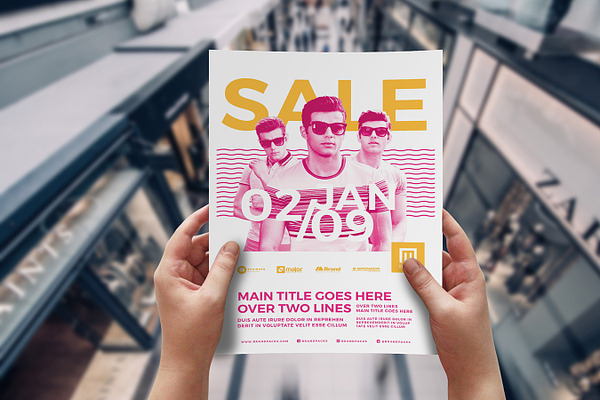 January Sale Poster Templates