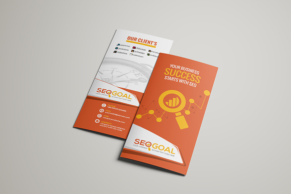 SEO Service Brochure Template in Brochure Templates - product preview 1