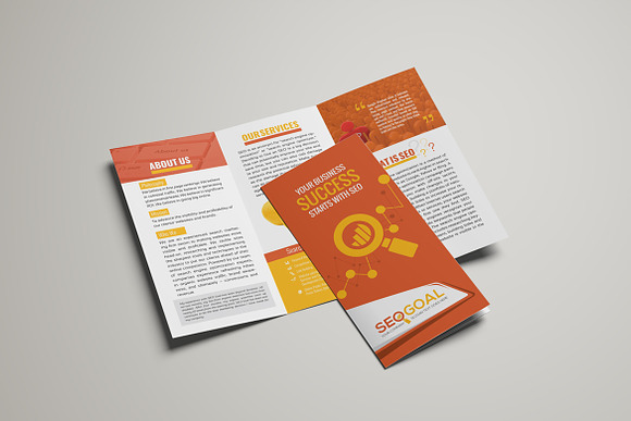 SEO Service Brochure Template in Brochure Templates - product preview 2
