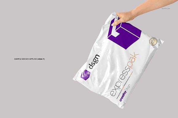 Mailing Bag 2 Mockup Set in Product Mockups - product preview 3