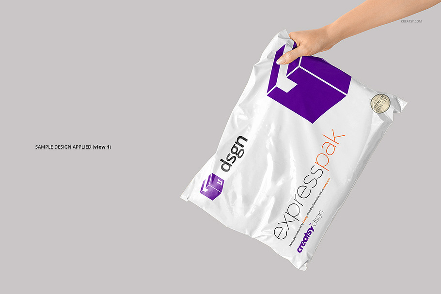 Download Mailing Bag 2 Mockup Set | Creative Product Mockups ~ Creative Market