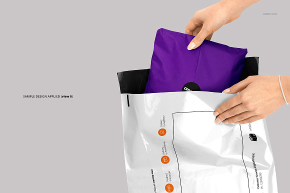Mailing Bag 2 Mockup Set in Product Mockups - product preview 11
