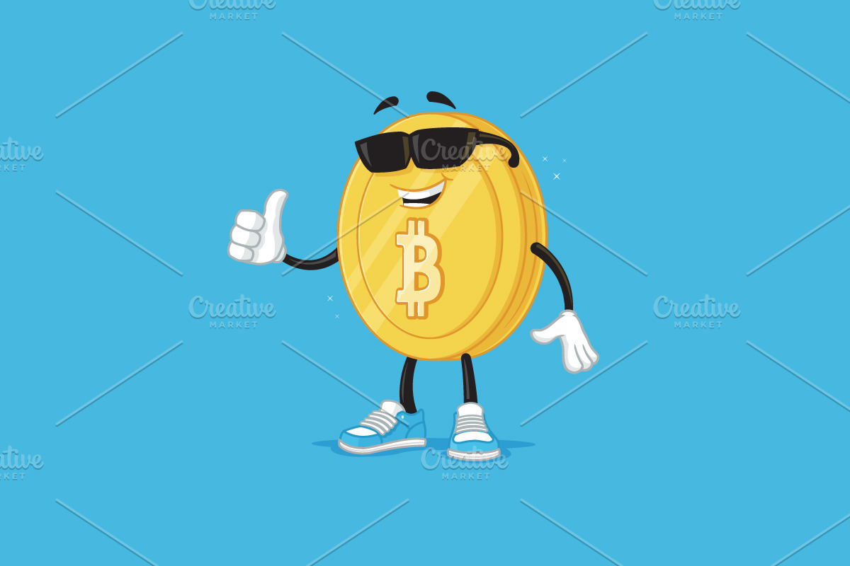 Bitcoin Mascot in Illustrations - product preview 8