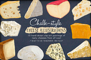 Cheese Clip Art Illustrations