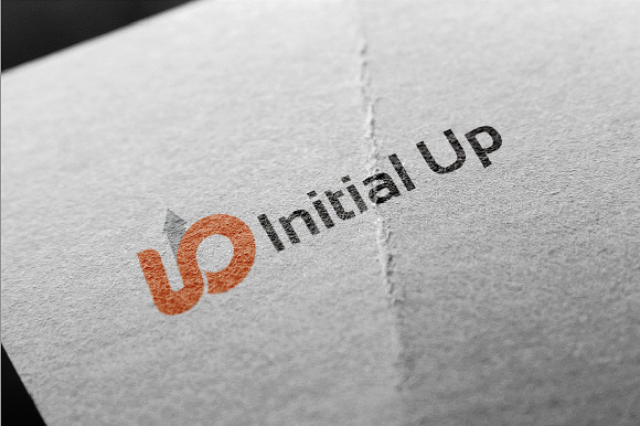UO UB Initial Logo with Up Arrow in Logo Templates - product preview 1