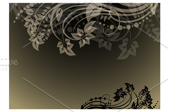 Abstract floral background in Illustrations - product preview 1