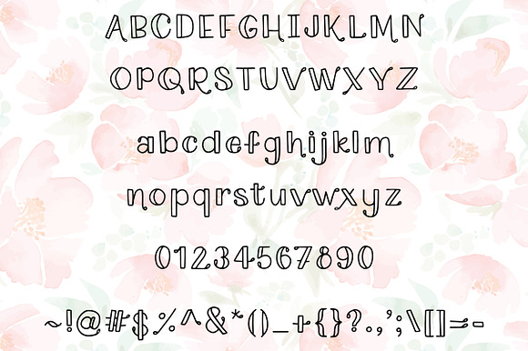Mirabelle: A Hand Drawn Font in Display Fonts - product preview 1
