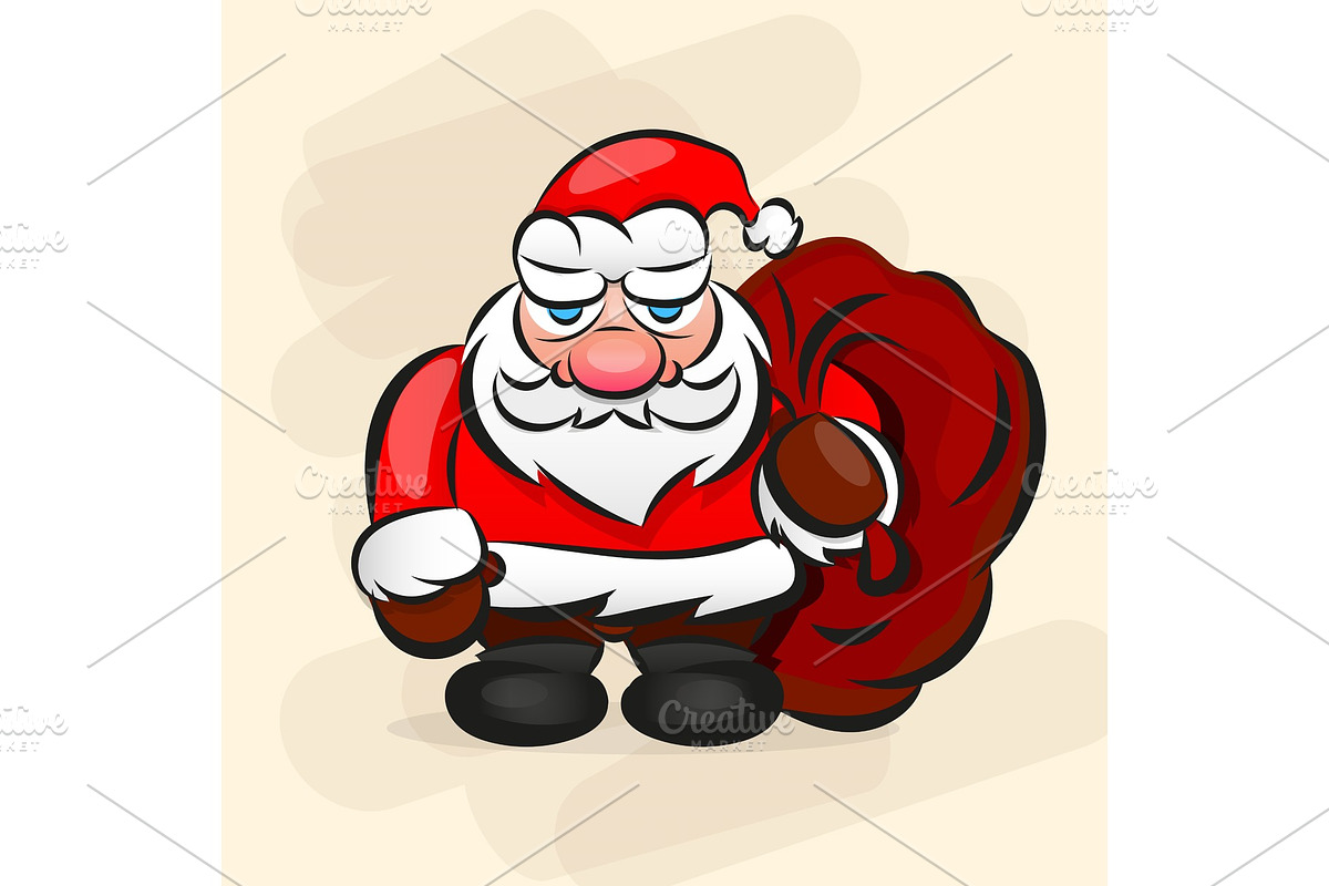 Classic Santa In Red Suit. in Illustrations - product preview 8