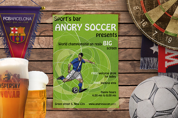 Circle motion: Soccer in Illustrations - product preview 2