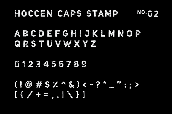 HOCCEN CAPS Display Font in Display Fonts - product preview 3
