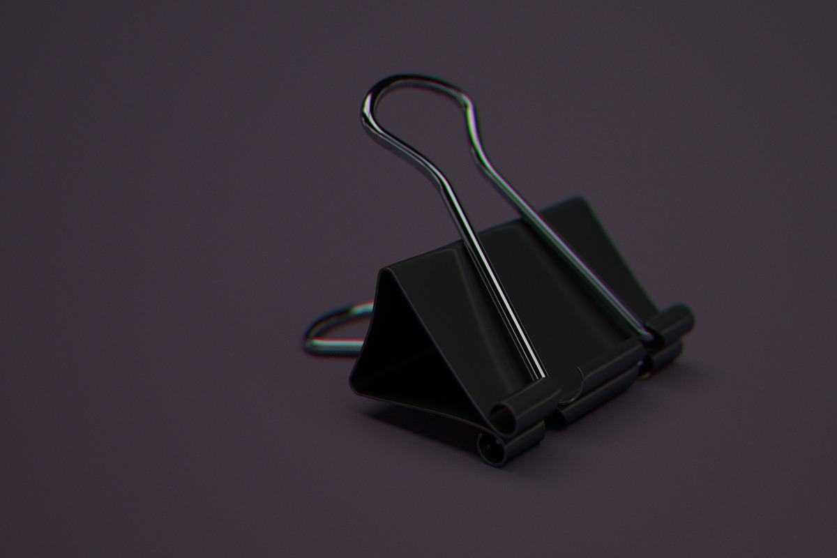 Binder Clip in Objects - product preview 8