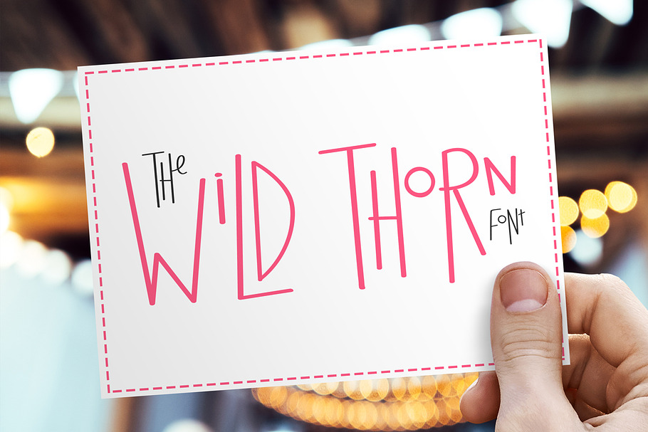 Wild Thorn Font in Display Fonts - product preview 8