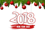 New Year Sale 2018 banner