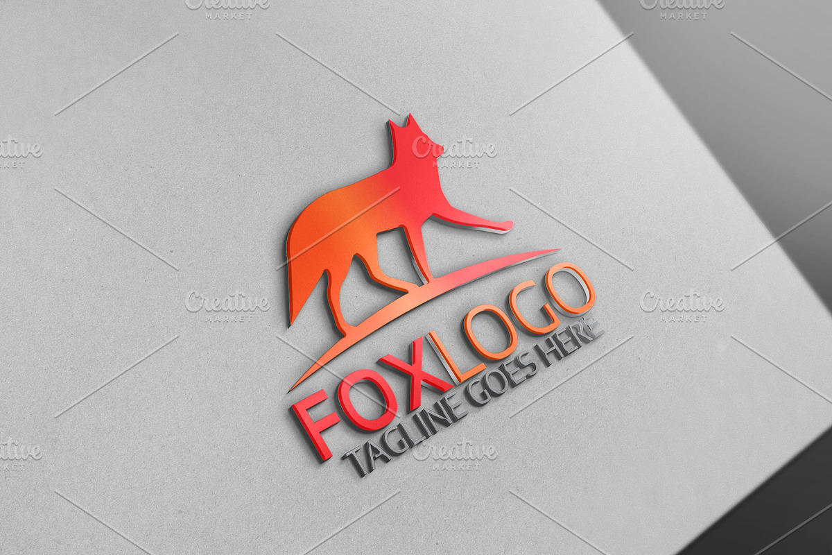 Fox Logo Version 2 in Logo Templates - product preview 8