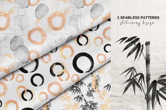 ENSO - ZEN black & gold graphics in Objects - product preview 3