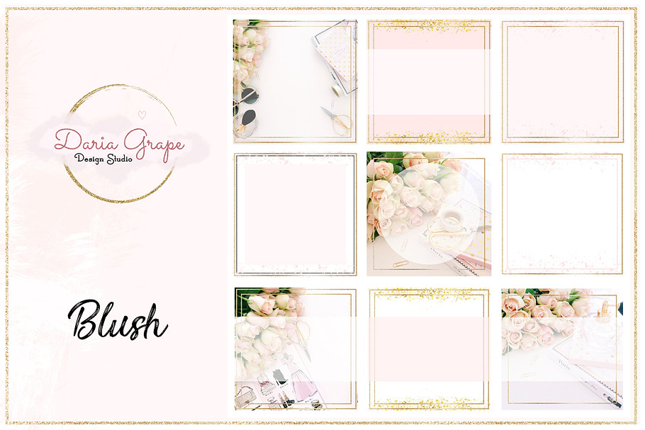 Social Media Pack/Instagram/Blush in Instagram Templates - product preview 8