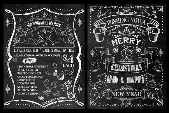Twenty Editable Chalkboard Designs! in Templates - product preview 2