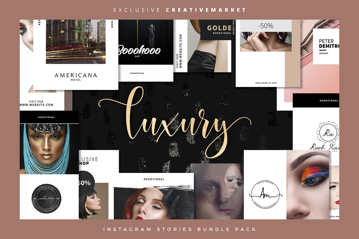LUXURY Instagram Stories Templates in Instagram Templates - product preview 8