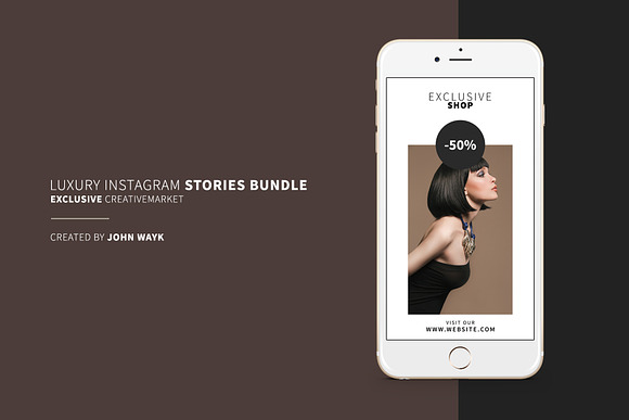 LUXURY Instagram Stories Templates in Instagram Templates - product preview 1