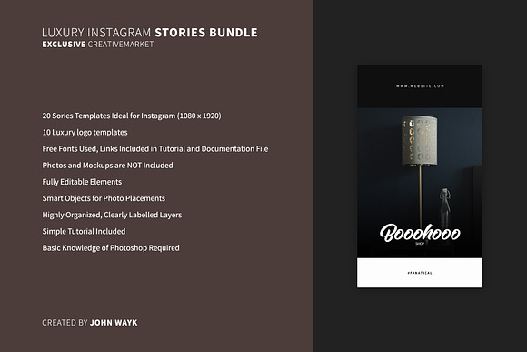 LUXURY Instagram Stories Templates in Instagram Templates - product preview 2