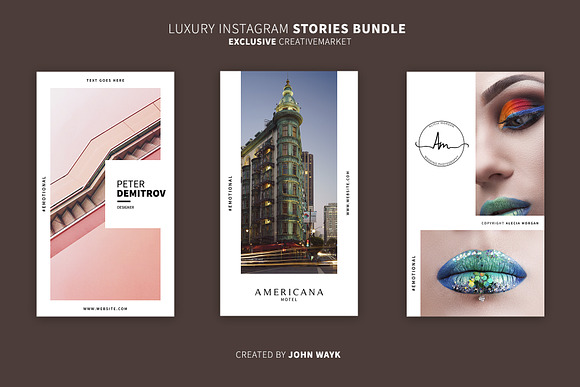 LUXURY Instagram Stories Templates in Instagram Templates - product preview 4