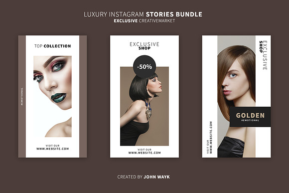LUXURY Instagram Stories Templates in Instagram Templates - product preview 7