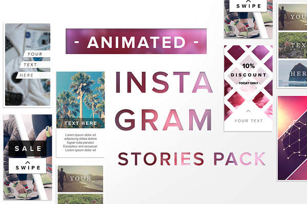 ANIMATED Instagram Stories Bundle