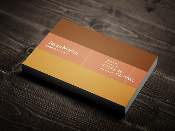 Metro Business Card in Business Card Templates - product preview 3