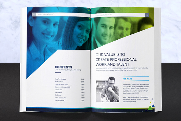 Company Brochure Template in Brochure Templates - product preview 2