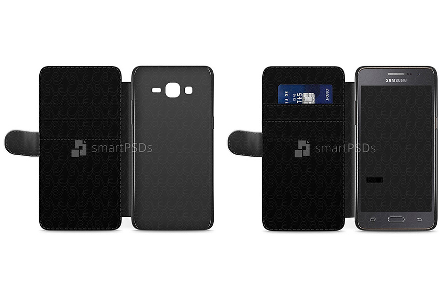  Galaxy Grand Prime 2d Wallet Mobile in Product Mockups - product preview 8