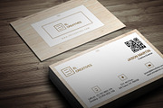 Clean Wooden Business Card
