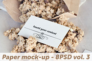 Paper Card Mock-Up 8PSD- part 3 of 3