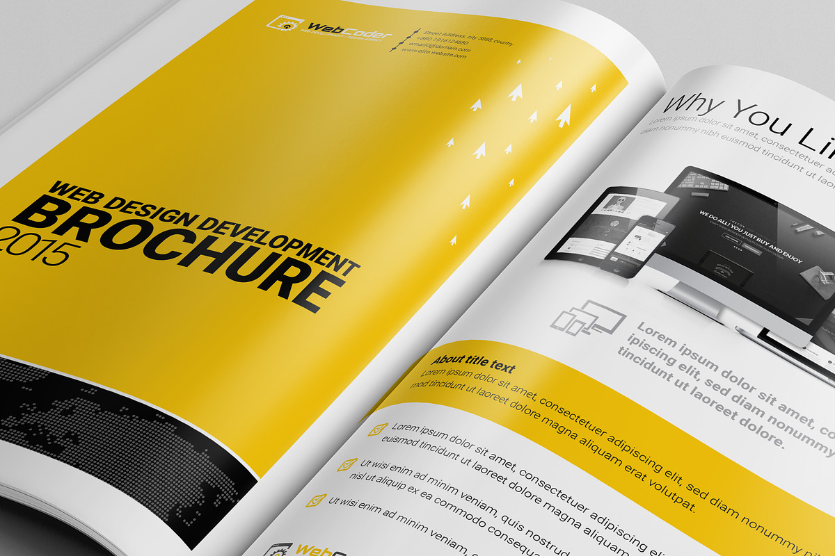 Brochure Template for Web Agency in Brochure Templates - product preview 8