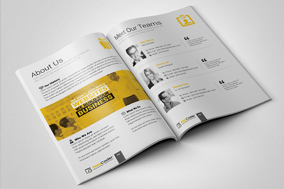 Brochure Template for Web Agency in Brochure Templates - product preview 2