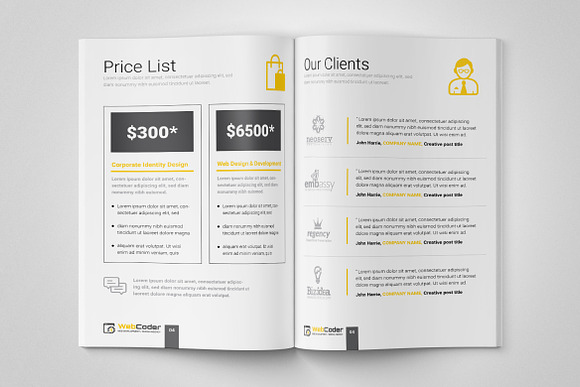 Brochure Template for Web Agency in Brochure Templates - product preview 5